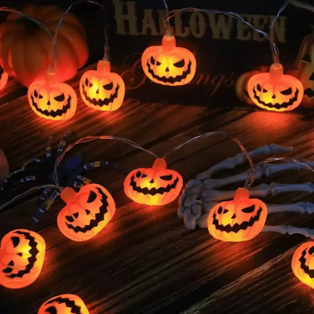 1PC 1.5M10LED Halloween Battery Box Light String, Excluding Battery,