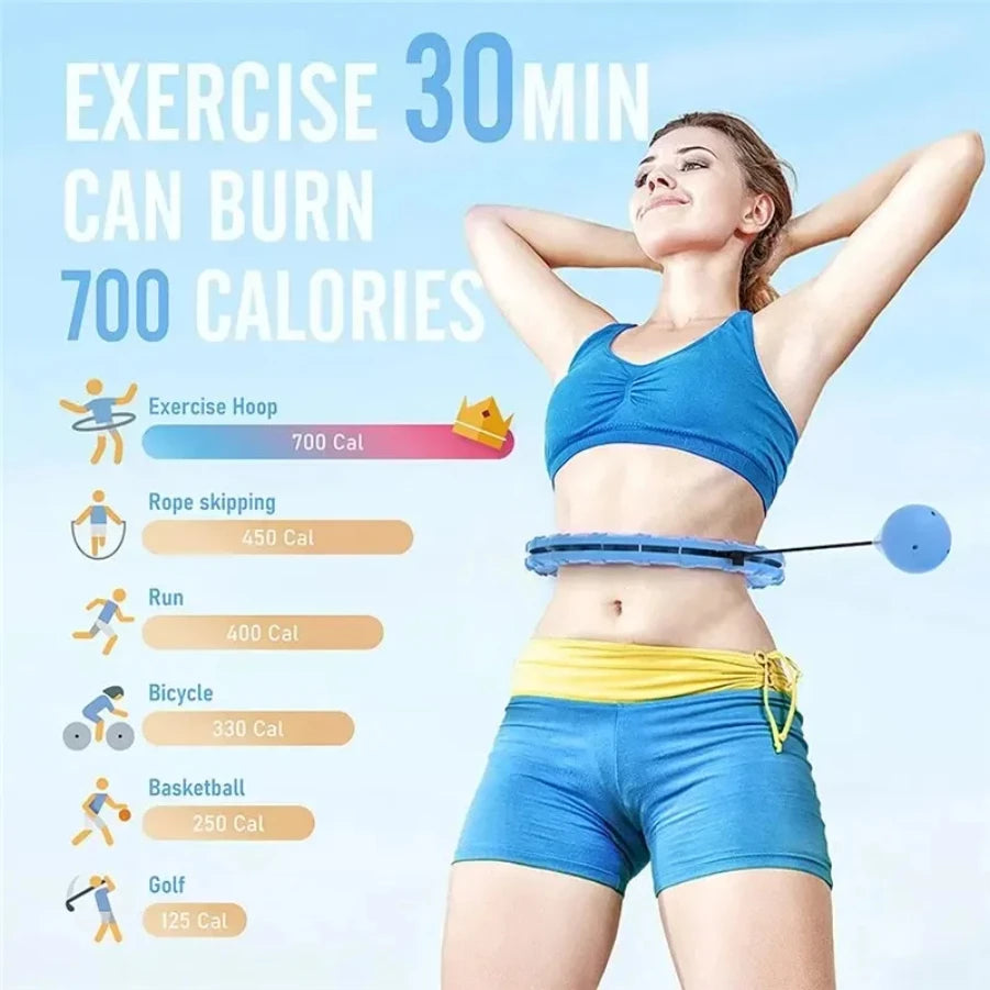 Weighted Sports Circle Hoops for Adults Weight Loss