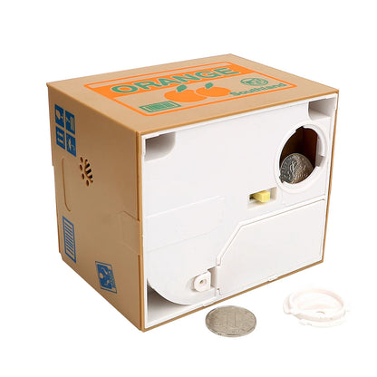 Cute Automated Panda Cat Steal Coin Bank Money Saving Box