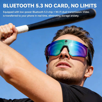New 800W Pixel Smart AI Glasses 1080P Video Recording Camera