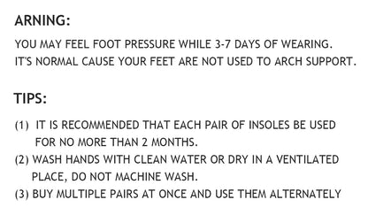 IFITNA Flat Feet Orthopedic Insoles Arch Support