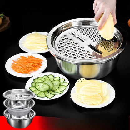 Set Vegetable Slicer Stainless Steel Slicer