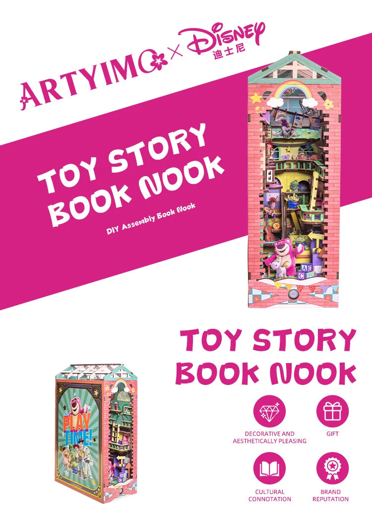 MU Toy Story Bookend 3D Metal Puzzle DIY Assembly Kit