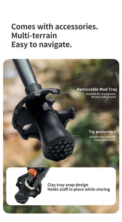 Climbing Sticks Ultralight Outdoor Folding Trekking Poles