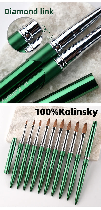 New High Quality Kolinsky Acrylic Nail Brush Nail Tool
