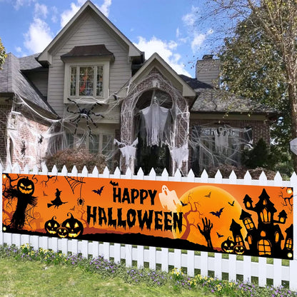 Happy Halloween Outdoor Banner Happy Halloween Decoration
