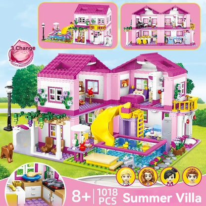 Friends City Series House Summer Holiday Villa Castle