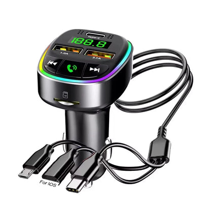 Bluetooth 5.0 FM Transmitter Car MP3 Modulator Player Handsfree