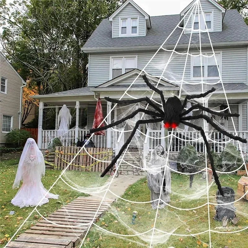 Giant Spider Huge Spider Web Halloween