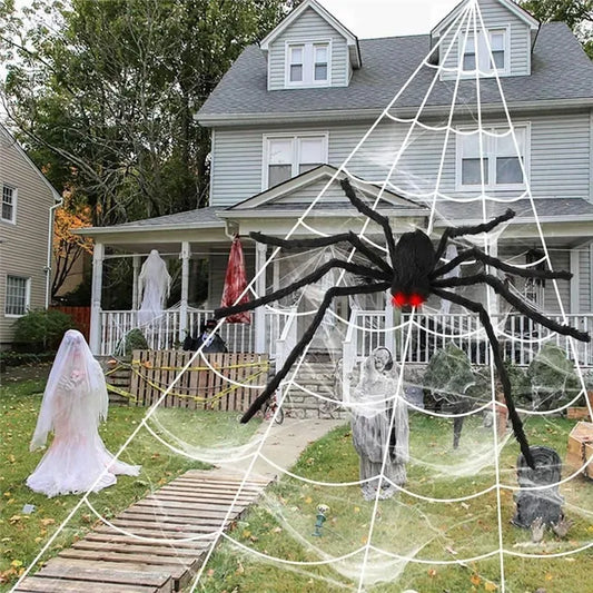 Giant Spider Huge Spider Web Halloween