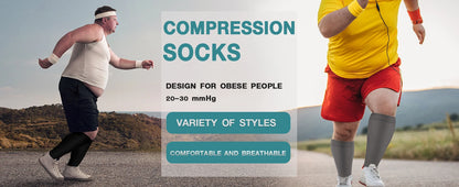 Compression Socks for Women Men Wide Calf