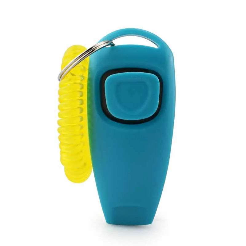 2 In 1 Pet Clicker Dog Training Whistle Answer Card