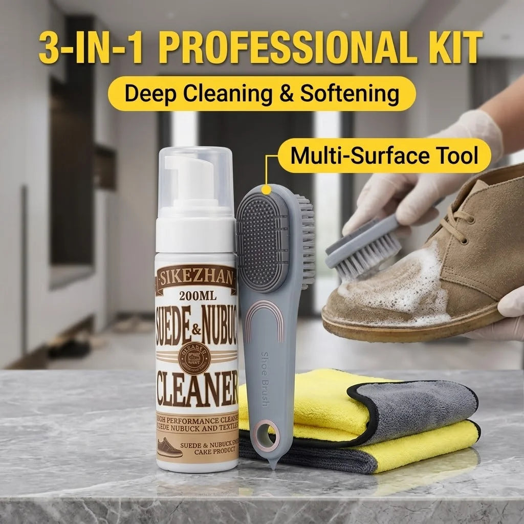 Premium Suede Nubuck Cleaning Kit Foam Shoe Cleaner