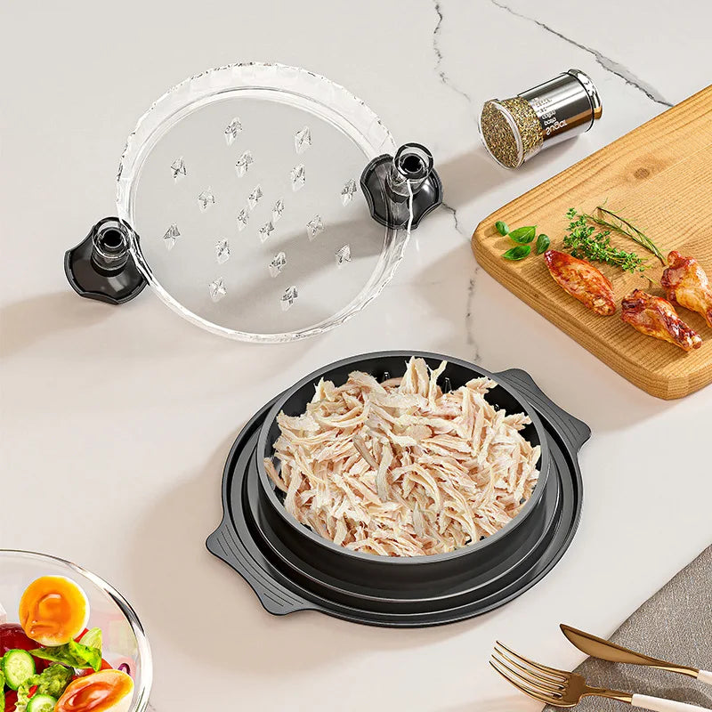Upgraded Chicken Shredder with Transparent Cover