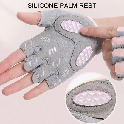 Fitness Cycling Gloves Men Women Anti Slip Shock-Absorbing