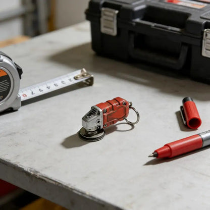Mini Grinder Keychain 2-in-1 Miniature Angle Grinder