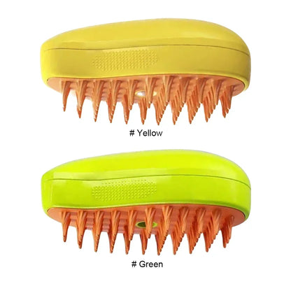 Steam Pet Brush 3-in-1 Massage Dog Steamy Brush