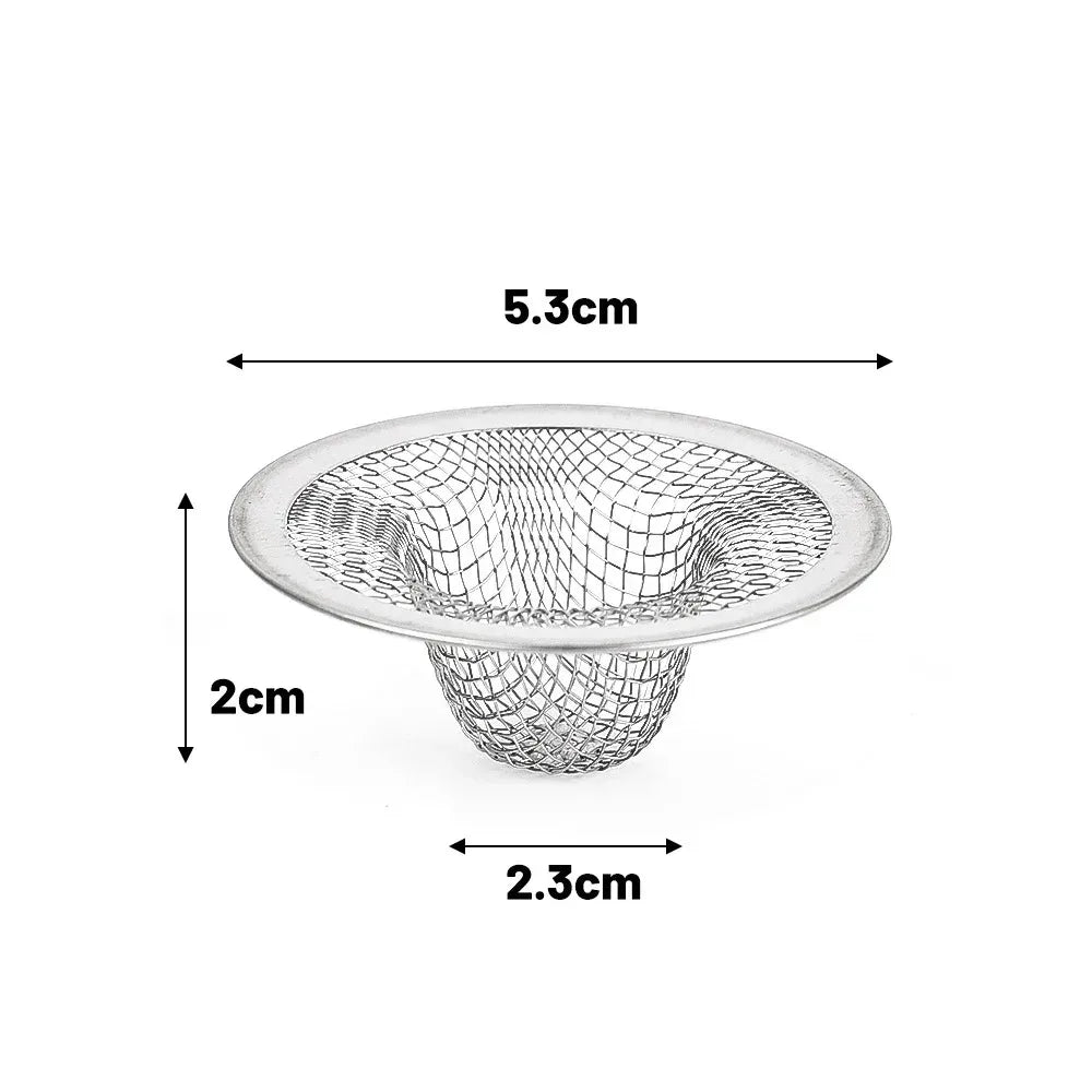 Kitchen Sink Stainless Steel Filter Sewer Mesh Strainers