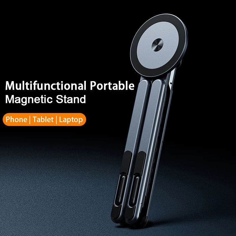 Foldable Magnetic Phone Holder Multi Form Adjustable Desktop Stand