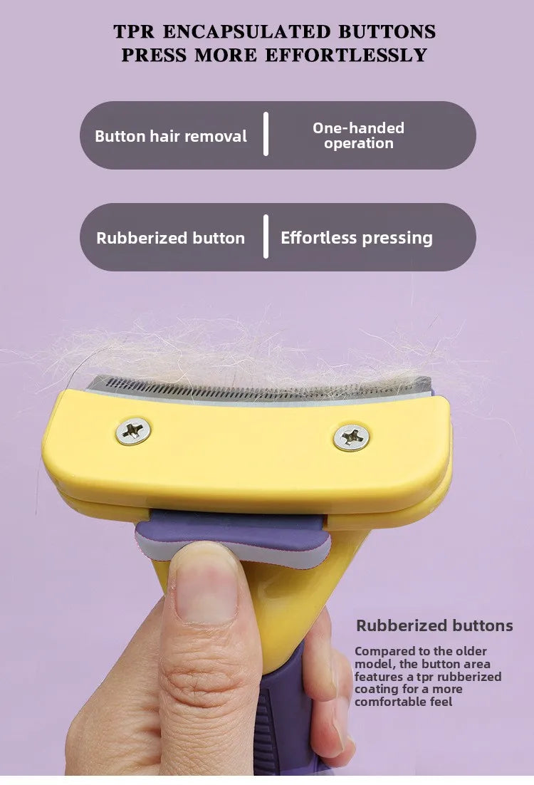 Pet brush, pet grooming tool deshedding comb