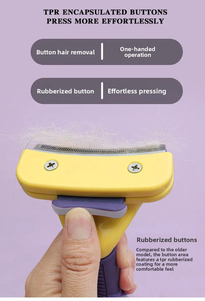 Pet brush, pet grooming tool deshedding comb