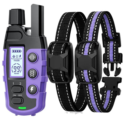 Electric Dog Training Collar Remote Control Waterproof