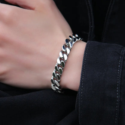 316 Stainless Steel Plated 18k Gold Fashion Hip Hop Bracelet