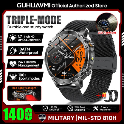 New TANK Ultra 1400mAh Battery Military Smart Watch