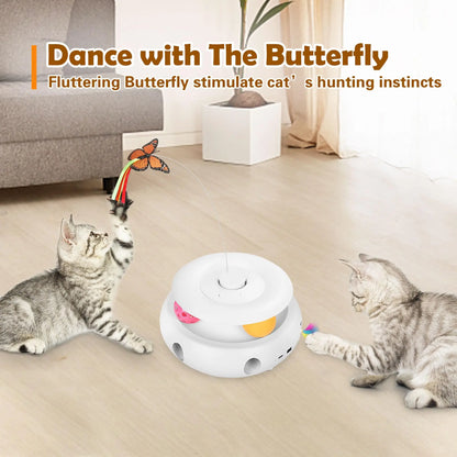 Interactive Cat Toy Automatic Toys 3-in-1 Electric Toy