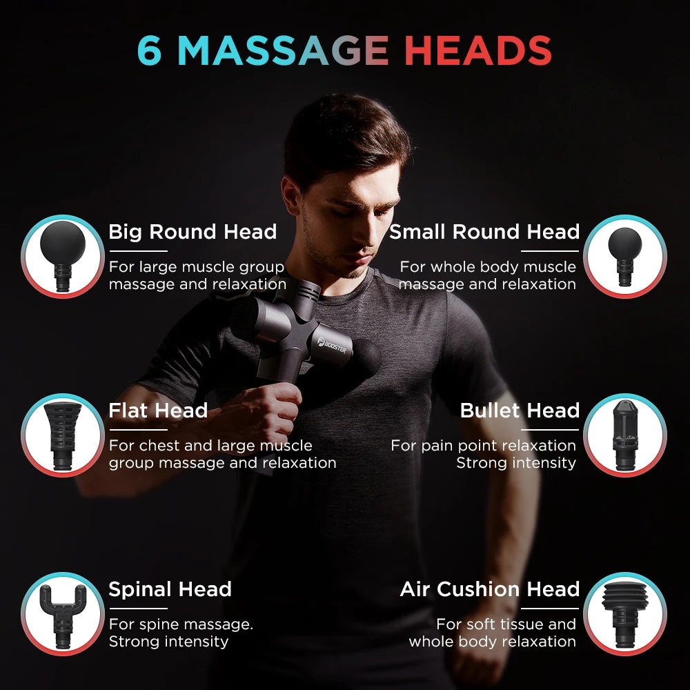 BOOSTER Pro 3 Deep Tissue Massage Gun Muscle Stimulator