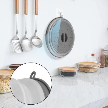 Microwave Splatter Cover Foldable Fresh-keeping Heat Cover