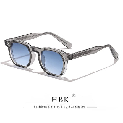 HBK New Square Retro Sunglasses Men Fashion