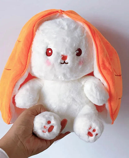 25cm Cute Strawberry Carrot Rabbit Plush Toy Stuffed Creative