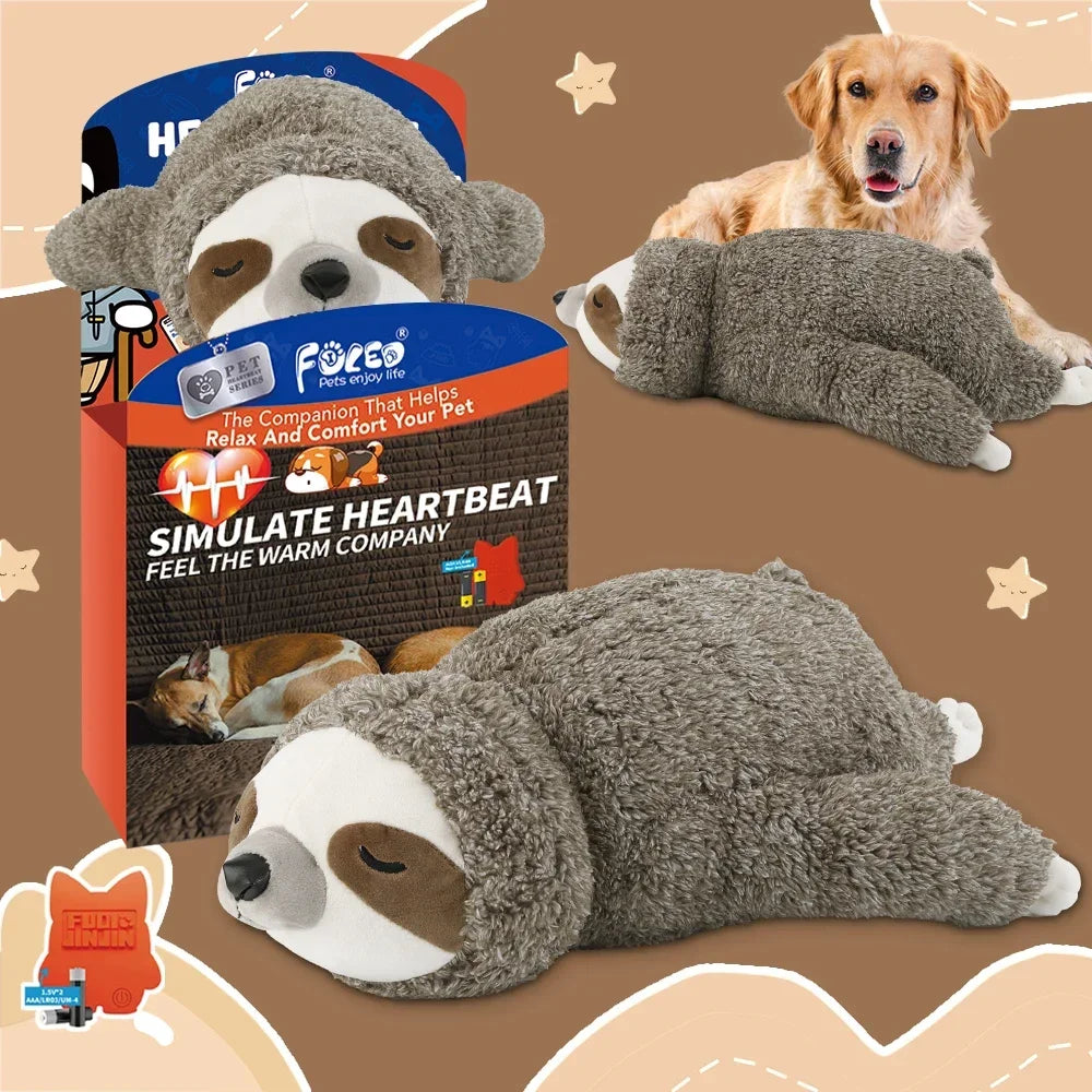 Dog Christmas Gift Forest Sloth Puppy Heartbeat Toy