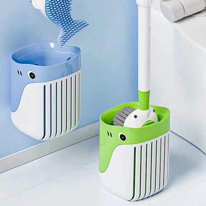 Squirt Whale Toilet Brush 360-Degree Cleaning Brush