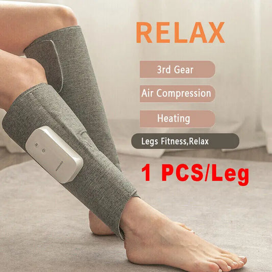 Calf Massager Portable Leg Massager with Compression Heat