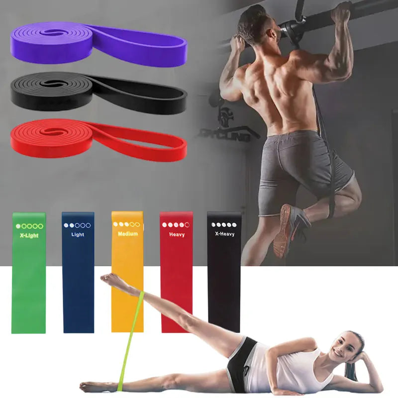 Latex Tension Band Yoga Fitness Exercise Elastic Band