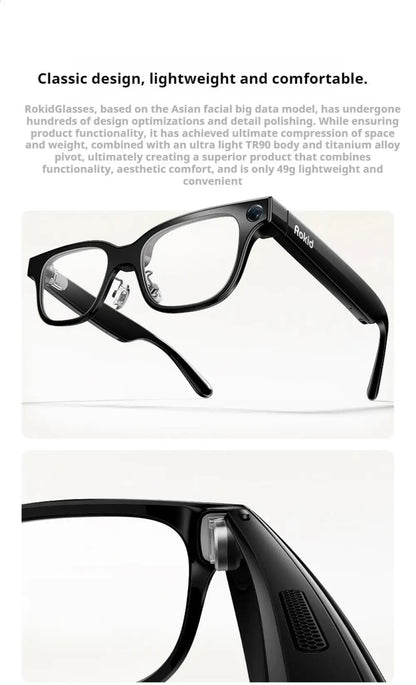 New Rokid Glasses Leqi AI&AR Glasses-49g Ultra-Light