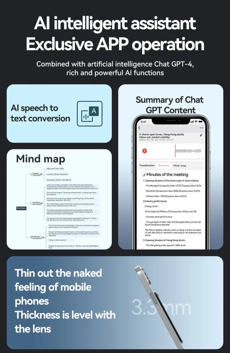 Smart Voice Recorder Intelligent Note Voice Recorder