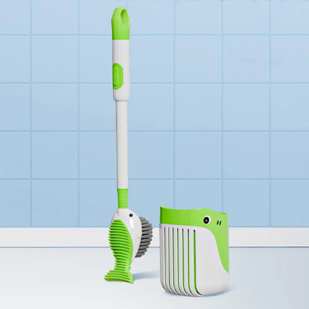 Squirt Whale Toilet Brush 360-Degree Cleaning Brush