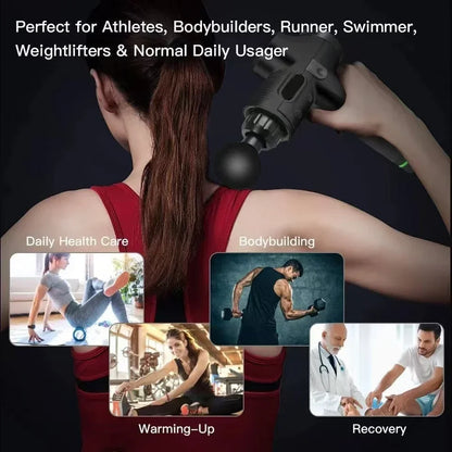 Fascial Massage Gun Electric Percussion Pistol Massager