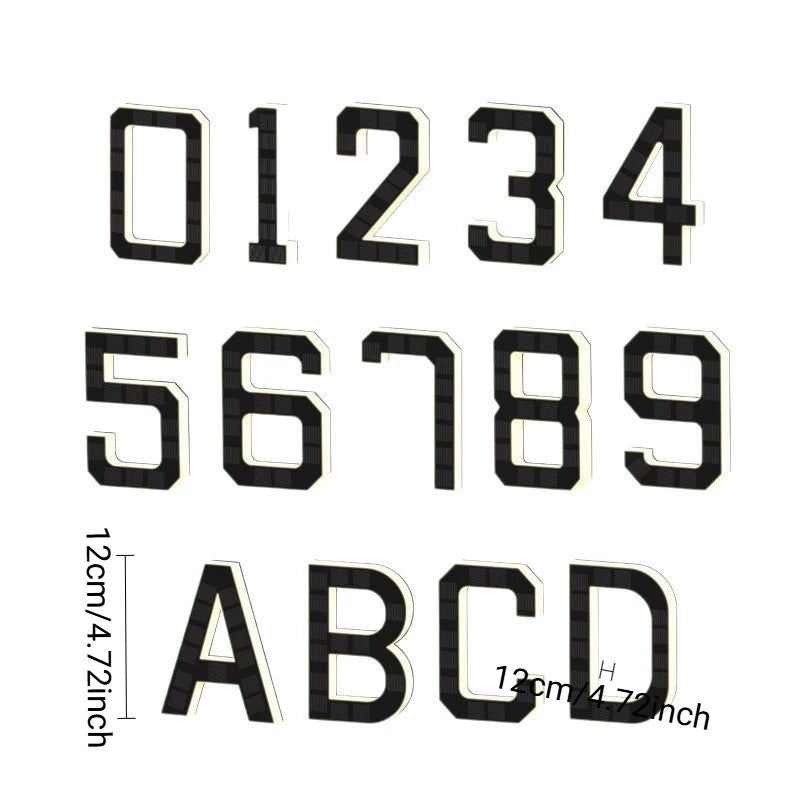 LED Solar House Number Light Waterproof Address Plate