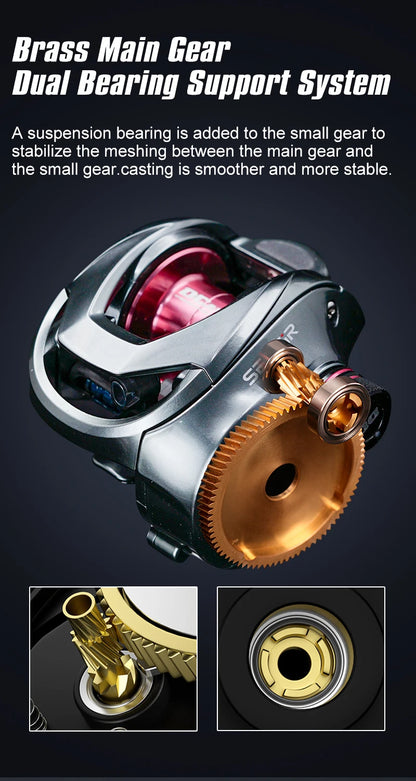 SEASIR DCAST DC Baitcasting Fishing Reel Digital Control