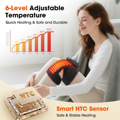 Electric Heating Knee Wrap with 5 Modes Muscle Relaxation