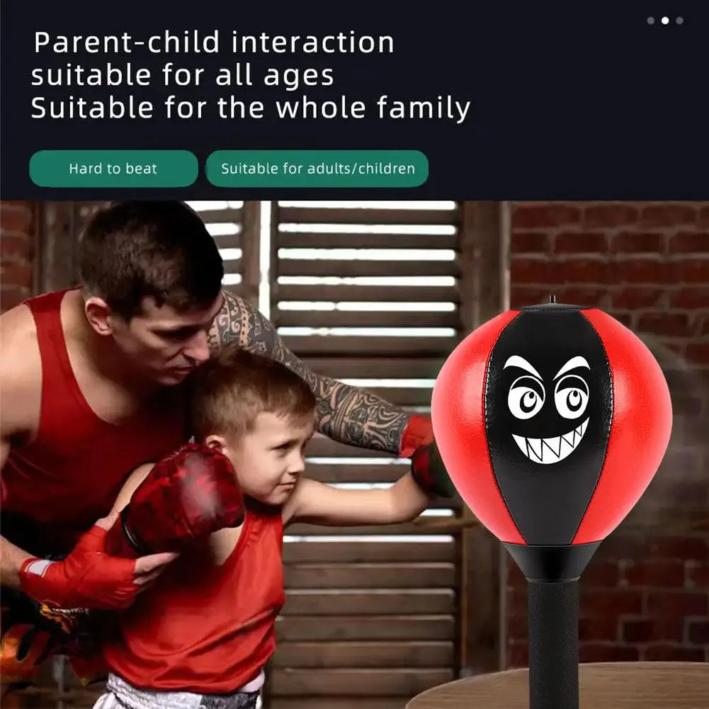Stress Reliever Punching Bag Toy With Suction Cup