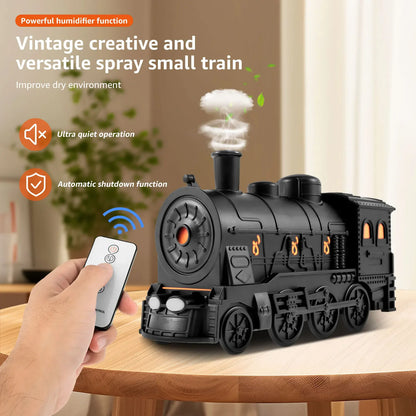 Steam Train Essential Oil Diffuser with Light Train Humidifier
