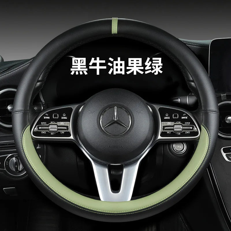 All-Nappa Leather Steering Wheel Cover Leather