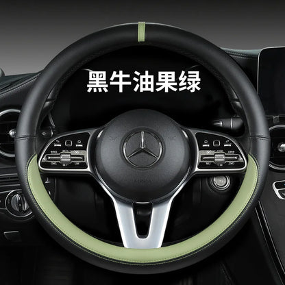 All-Nappa Leather Steering Wheel Cover Leather