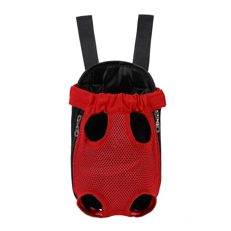 Adjustable Cat Carrier Bag Pet Double Shoulder Backpack