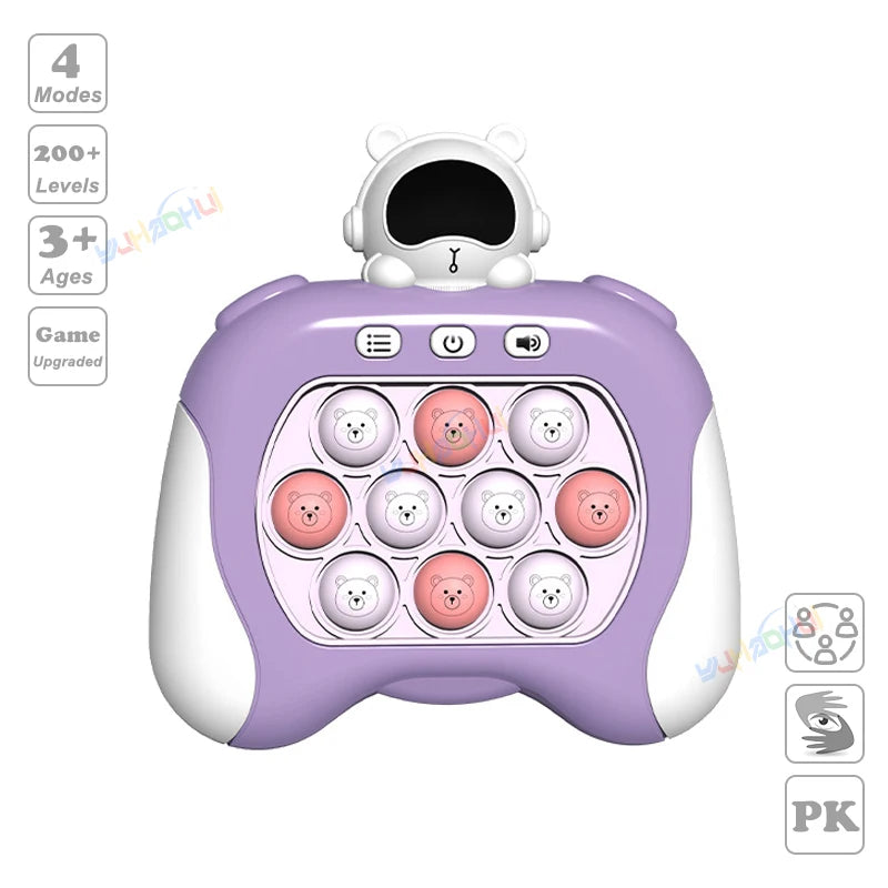Electronic Pop Light Up Game Handle Toys for Children